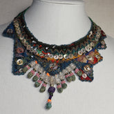 Antique Turkmen Tassels in Green and Pink