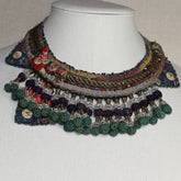 Antique Turkmen Tassels in Green