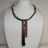 Alpaca Triangle Charm and Tassel