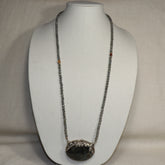 Grey Purse Shape Fluorite Large Stone