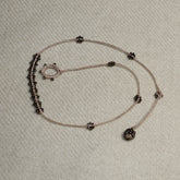 Bark and Grey Opaque Beads