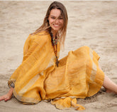 Golden Yellow and Silver Thread