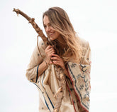 Mingei Cotton Kaftan