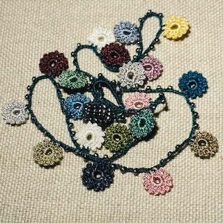 Classic Flower Short Crochet Necklace