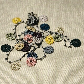 Classic Flower Short Crochet Necklace