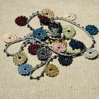 Classic Flower Short Crochet Necklace