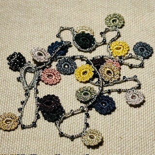 Classic Flower Short Crochet Necklace