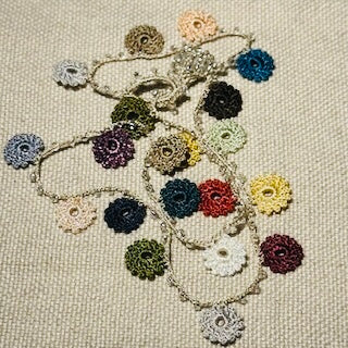 Classic Flower Short Crochet Necklace