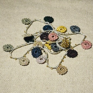 Classic Flower Short Crochet Necklace