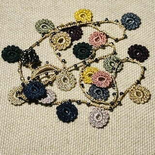 Classic Flower Short Crochet Necklace