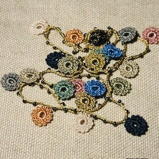 Classic Flower Short Crochet Necklace