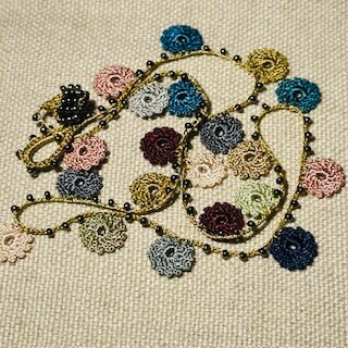 Classic Flower Short Crochet Necklace