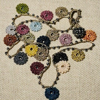 Classic Flower Short Crochet Necklace