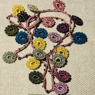 Classic Flower Short Crochet Necklace