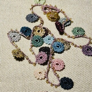 Classic Flower Short Crochet Necklace