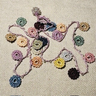 Classic Flower Short Crochet Necklace