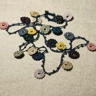Classic Flower Short Crochet Necklace