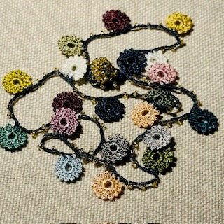 Classic Flower Short Crochet Necklace