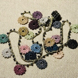 Classic Flower Short Crochet Necklace
