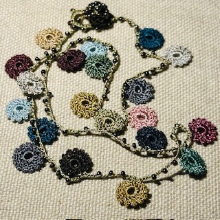 Classic Flower Short Crochet Necklace