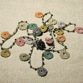 Classic Flower Short Crochet Necklace