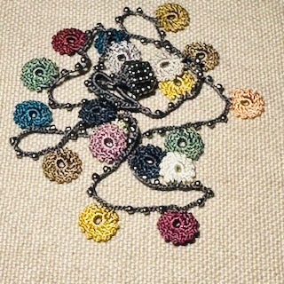 Classic Flower Short Crochet Necklace