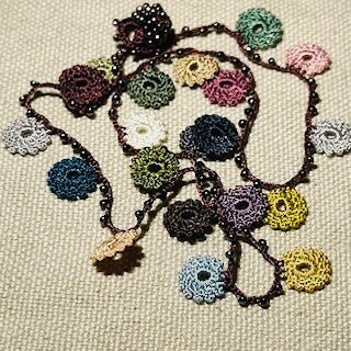 Classic Flower Short Crochet Necklace