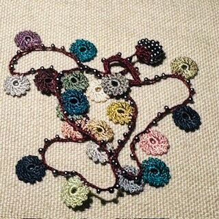 Classic Flower Short Crochet Necklace