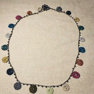 Classic Flower Short Crochet Necklace