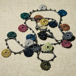 Classic Flower Short Crochet Necklace