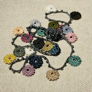 Classic Flower Short Crochet Necklace