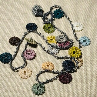 Classic Flower Short Crochet Necklace