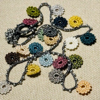 Classic Flower Short Crochet Necklace