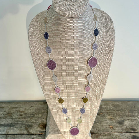 Circles Crochet Necklace, Clasp