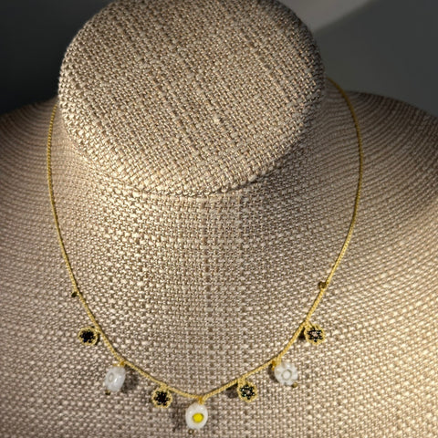 Brooklyn Necklace with Venetian Beads