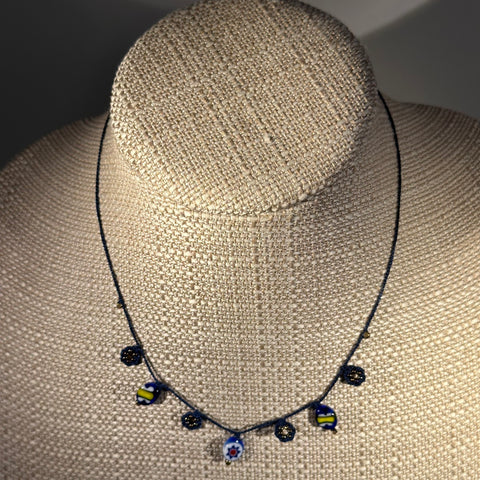 Brooklyn Necklace with Venetian Beads