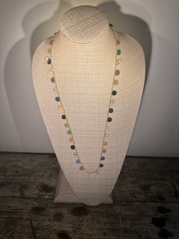 Classic Flower Medium Crochet Necklace