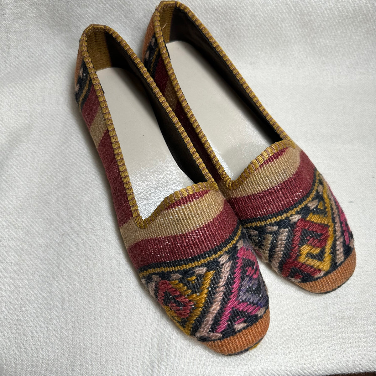 Kilim Shoes - Size 38 ( American sizing 7.5)