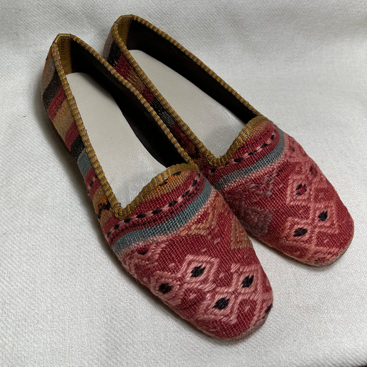 Kilim Shoes - Size 38 ( American sizing 7.5)