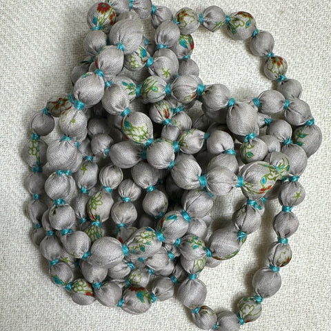Long Strand Silk Necklace