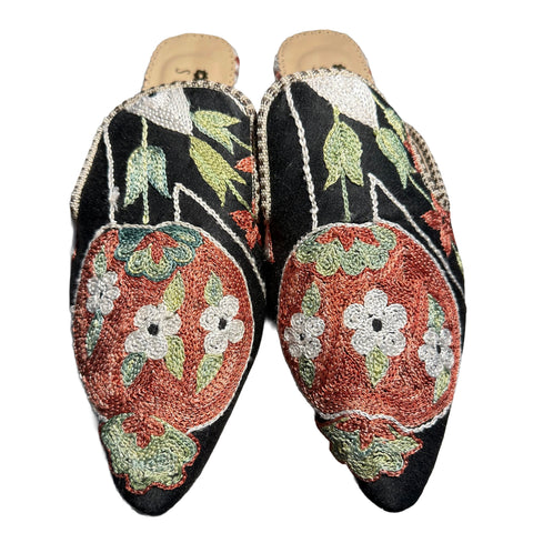 Silk Mules size 38