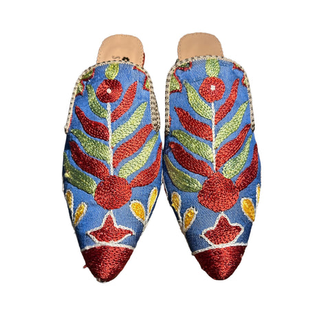 Silk Mules size 38
