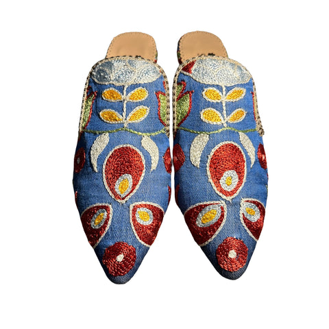 Silk Mules size 38