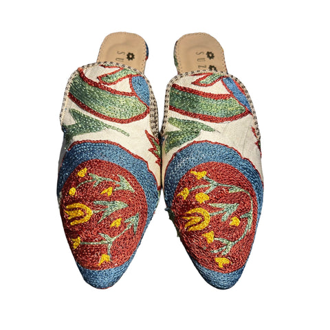 Silk Mules size 38