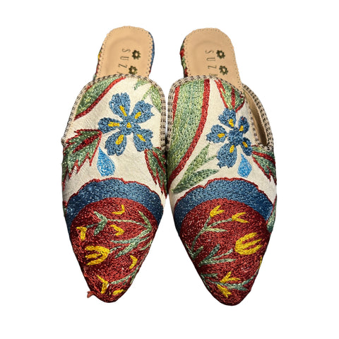 Silk Mules size 38