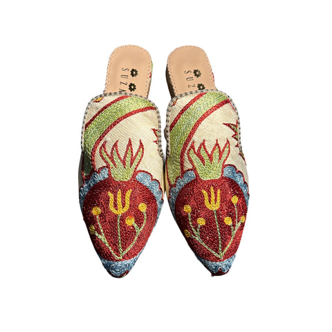 Silk Mules size 38