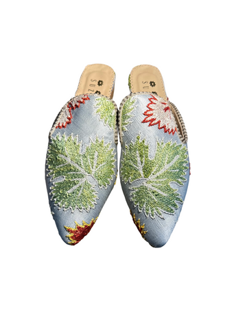 Silk Mules size 38