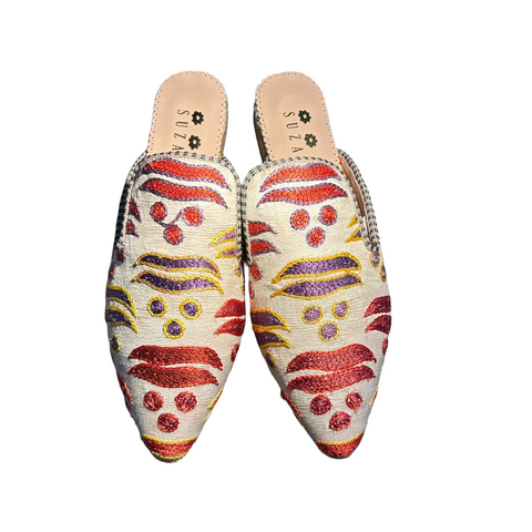 Silk Mules size 39