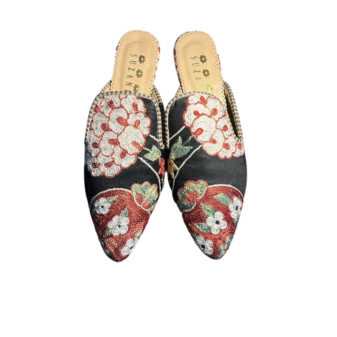 Silk Mules size 39