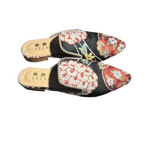 Silk Mules size 39